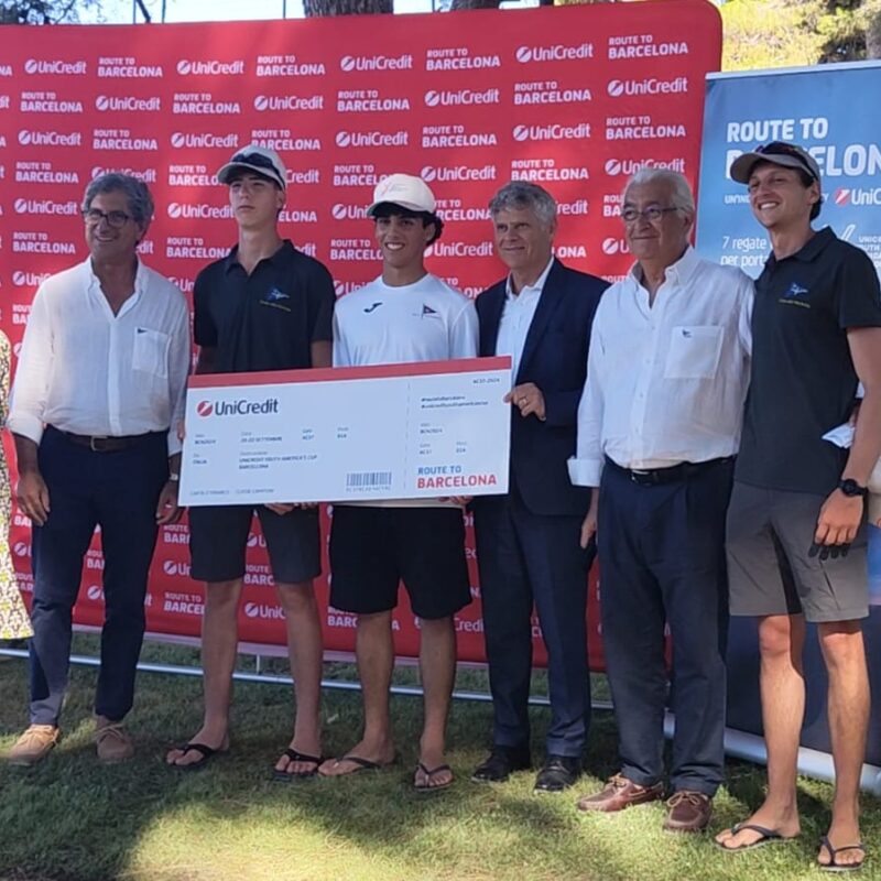 Al Circolo della Vela Sicilia la UniCredit “Route to Barcelona”. Saranno Genna e Pagliaro ad assistere dal vivo alle regate della UniCredit Youth America’s Cup