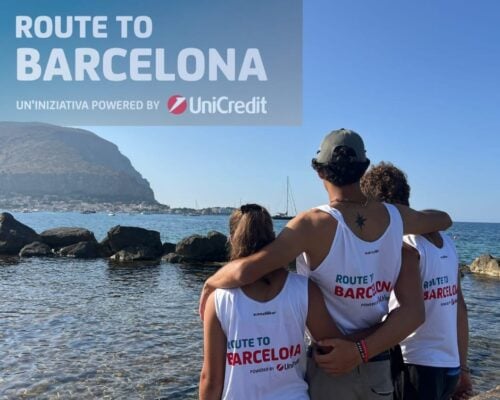 Al Circolo della Vela Sicilia l’iniziativa “Route to Barcelona” di UniCredit: due pass per assistere dal vivo alle regate della UniCredit Youth America’s Cup