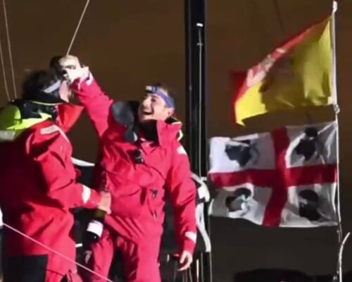 Il Circolo della Vela Sicilia celebra la vittoria di Davide Foti al Marina Militare Nastro Rosa