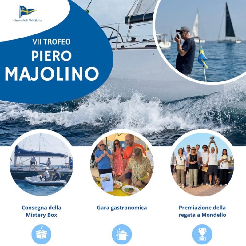 Il Circolo della Vela Sicilia presenta la VII edizione del Trofeo Piero Majolino